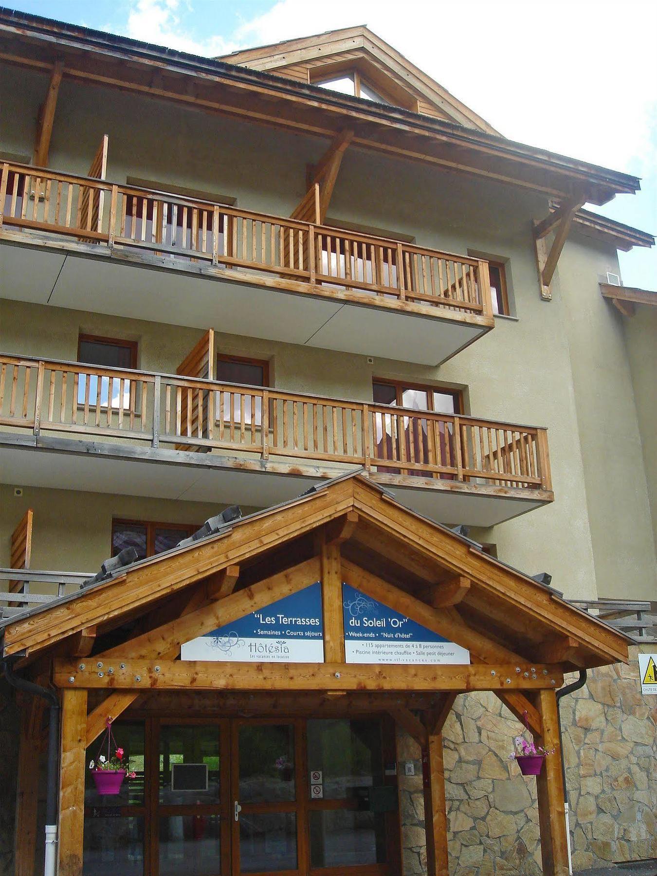 Les Terrasses Du Soleil D'Or By Infini Mountain Aparthotel Les Orres Buitenkant foto